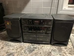 Vintage Retro 90S Era Magnavox AZ9340 Boombox Cassette & Cd Player Tested Good. Fixed Price $125.00.