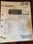 Sony CFD-445 CFD445 Service Manual From The Usa **original** 1663 7526. Fixed Price $12.79.