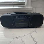 Casio CP-55 Bass Boost Am/fm Radio Stereo Single Cassette Recorder Player Black. Fixed Price $22.95.