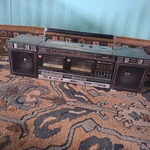 Vtg Jvc PC-W47 Portable Radio Boombox Am/fm Dual Cassette Recorder-works!!!. Fixed Price $120.00.