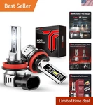Dependable H11 Led Fog Lights, 12000 Lumens - Maximum Visibility For Vehicles. Fixed Price $42.74.