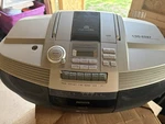 1999 Aiwa CSD-ED37 Boombox Am Fm Cd Compact Disk Stereo Radio Cassette Recorder. Fixed Price $39.99.
