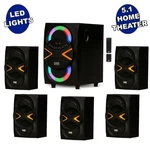 Acoustic Audio Bluetooth 5.1 Speaker System With Led Lights Home 6 Set. Fixed Price $88.88.