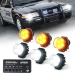 Xprite Hideaway Strobe Kit Headlight System Hazard Warning White Amber 6X. Fixed Price $84.54.