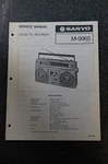 Sanyo M-9965/9665A Service Manual. Fixed Price $21.99.