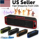 Bluetooth Speaker Wireless Waterproof Outdoor Stereo Bass Usb/tf/fm Radio Loud. Fixed Price $13.49.