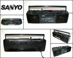 Vintage Sanyo M7024F Stereo Cassette Radio Fm Am Recorder Boombox. Fixed Price $50.74.
