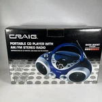 Portable Player Craig Boombox Am/fm Stereo Sport Bass Boost CD6913 Vtg Radio. Fixed Price $64.95.