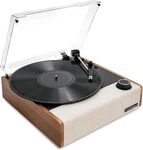 Eastwood Ii Bluetooth Vinyl Record Player With Speakers - Vintage Oak Design. Fixed Price $216.99.