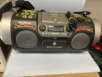 Jvc RV-DP100BK Kaboom Powered Subs Cd, Aux Guitar, Microphone,drum Pad Boombox. Fixed Price $250.00.