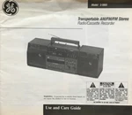 Vintage 3-5665 Boombox User Manual. And Care Guide: Only. Fixed Price $19.99.