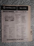 Hitachi TRK-5190 Service Manual Original Repair Book Stereo Boombox Radio Tape. Fixed Price $25.00.