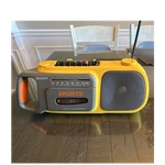 Sony Sports CFM-104 Am/fm Radio Cassette Player Portable Headphone Jack Yellow. Fixed Price $99.00.