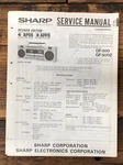 Sharp GF-500Z Radio Cassette Revised Service Manual *original*. Fixed Price $24.97.
