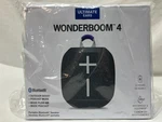 New In Box Ultimate Ears Wonderboom 4 Bluetooth Speaker Black. Fixed Price $55.00.