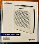 Bose Soundlink Color Bluetooth Speaker (white). Fixed Price $94.99.