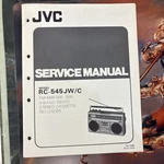 Jvc RC-545 Jw/c Stereo Cassette Recorder Original Service Manual. Fixed Price $15.71.