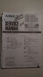 Aiwa CSD-XR35 XW305 XW303 Service Manual Original Repair Book Tape Deck Radio. Fixed Price $20.00.