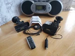 Sirius Xm Satellite Radio Sportster SP-B1 Boombox W/ SP-R2 Car Docks-lot. Fixed Price $129.95.