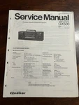 Quasar GX500 Portable Radio Cassette Boombox Service Manual Oem Vintage Diagrams. Fixed Price $17.99.