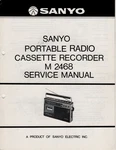 Sanyo Radio Cassette Recorde Service Manual - Choose Model. Fixed Price $13.00.