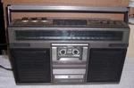 General Electric Am/fm Stereo Radio/cassette Boom Box 3-5252. Fixed Price $35.00.
