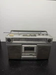 Yorx K6061 Stereo Vintage Boom Box Am Fm Radio Cassette 8 Track -partial Working. Fixed Price $34.97.