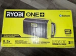 Ryobi PAD01B 18V Speaker With Bluetooth Wireless Technology (tool Only) - Dirty. Fixed Price $79.99.