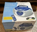 Vintage Nib Emerson Cd Cassette Boombox Amfm Portable New Nos Blue Remote. Fixed Price $89.71.