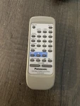 Panasonic EUR648280 Remote Control For RX-D29 Portable Stereo Cd System. Fixed Price $32.51.