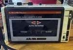 Vintage Crown Ch 7 2 Band Stereo Radio Cassette Player Recorder Tested Works. Fixed Price $45.50.