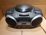 2000 Audiovox Am/fm Portable Cassette Player Stereo Black Boombox CD1895. Fixed Price $21.00.