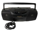 Vtg Emerson Cassette Player Recorder Boombox Radio AC2312 W/ Tested. Fixed Price $33.00.