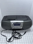 Sony CFD-V5 Boombox Mega Bass Cd Cassette Player Am/fm Radio Headphone Jack. Fixed Price $34.99.