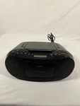 Sony CFD-S50 Cd Cassette Boombox Am/fm Radio Portable Stereo Tested Works. Fixed Price $65.00.