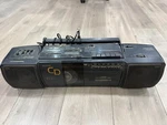 Vintage Sharp QT-CD20 Stereo Radio Cassette Recorder Player Boombox. Fixed Price $90.00.
