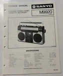 Sanyo.september .78/ M9920 Portable Stereo Radio Cassette Service Manual. Fixed Price $20.00.