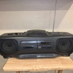 Sanyo Player Am/fm Radio Cassette Bassxpander Boombox Stereo MCD-Z15 Vintage. Fixed Price $30.99.