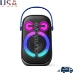 80W Portable Speaker IPX7 Waterproof 18H Playtime Partycast Bassup Led Lights. Fixed Price $150.87.