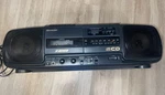 1992 Sharp QT-CD5 Stereo Radio Cassette Record, Play X-bass Boom Box Vintage. Fixed Price $79.00.