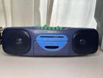 100% Working Sony CFS-E50 Blue/green Radio Cassette Boombox 1994 Rare. Fixed Price $85.00.