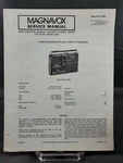 Magnavox Repair Service Parts Manual For 1979 AR563 Fm/am/psb Portable Cassette. Fixed Price $11.00.