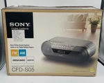 Sony CFD-S05 Headphone Jack Playback Radio Cd-rw Cassette- New Rare. Fixed Price $149.99.