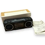 Vintage Lenoxx Sound PR-55 Radio Boom Box Portable Black. Fixed Price $150.00.