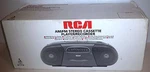 (new Open Box)rca Am/fm Stereo Radio Six Button Cassette Player Recorder RP-7710. Fixed Price $109.99.
