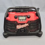 Milwaukee Job Site Radio Powered By Rockford Fosgate 49-24-0200 Works Well. Fixed Price $124.99.