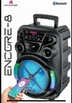 Maxpower-encore 8 Woofer Karaoke Bluetooth Speaker Mic. Brand New Factory Seal. Fixed Price $24.99.