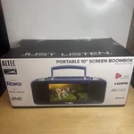 Altec Lansing Portable 10 Screen Media Boombox Roku Cd/dvd Gaming Bluetooth. Fixed Price $99.99.