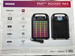 Ion Party Rocker Max Portable Bluetooth Speaker 120 W, Lights, New. Fixed Price $179.00.