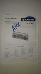 Sanyo 7060 Service Manual Original Repair Book Stereo Radio Boombox Tape Deck. Fixed Price $22.50.